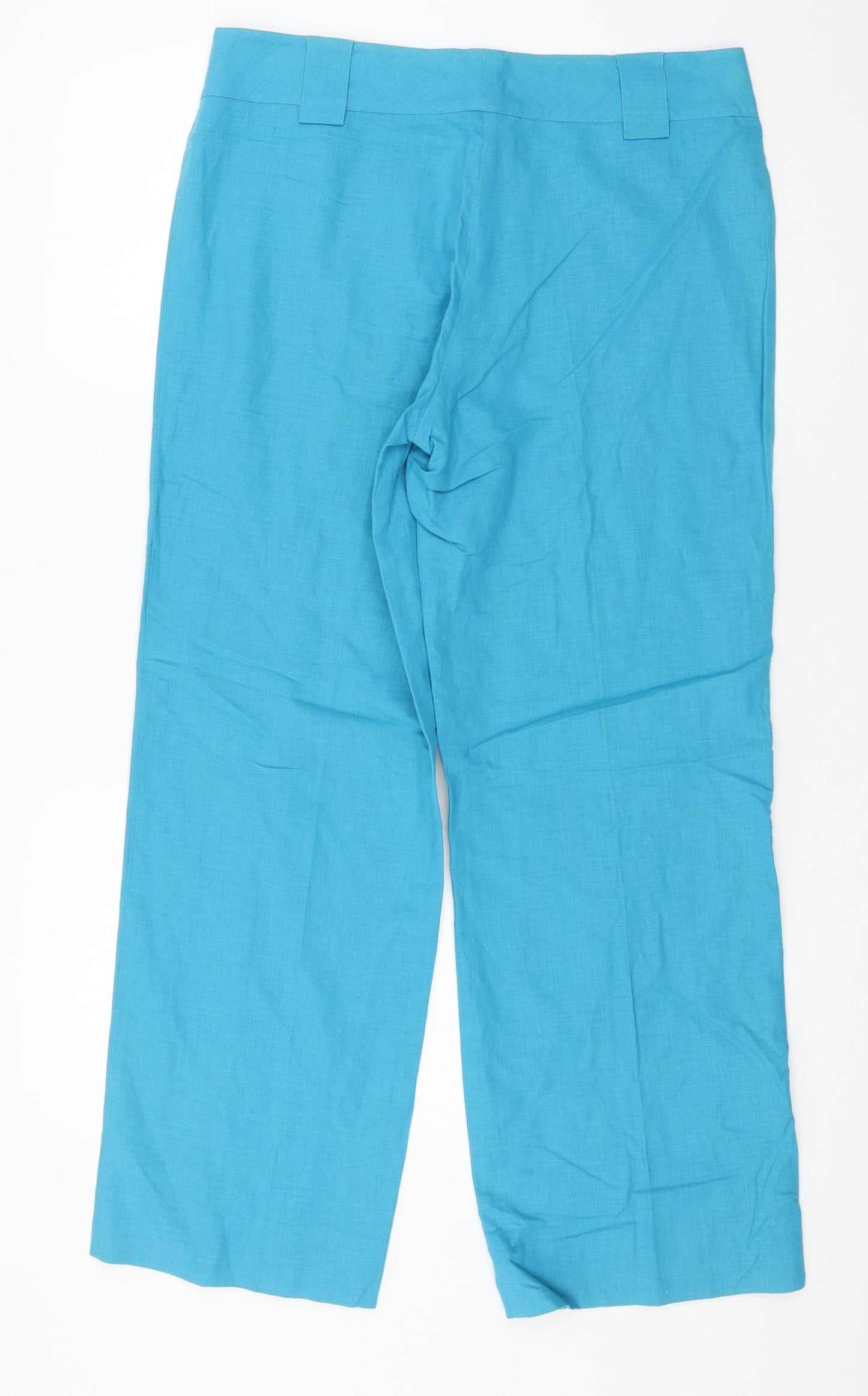 Canvas Womens Blue   Trousers  Size 12 L28 in