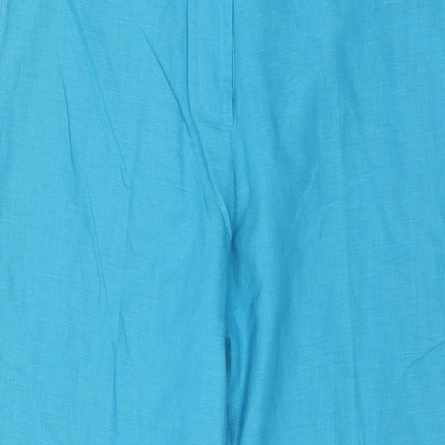 Canvas Womens Blue   Trousers  Size 12 L28 in