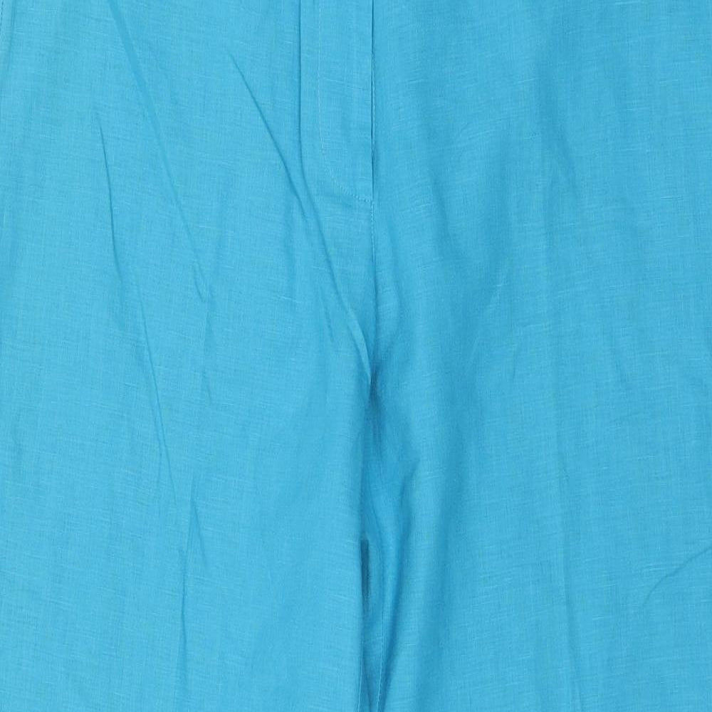 Canvas Womens Blue   Trousers  Size 12 L28 in