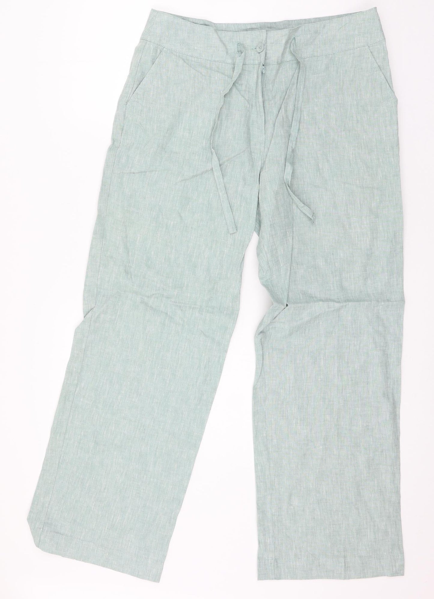TU Womens Green   Trousers  Size 10 L29 in