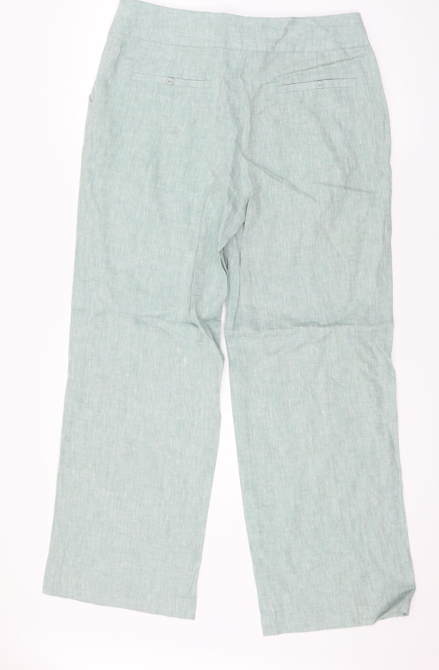 TU Womens Green   Trousers  Size 10 L29 in