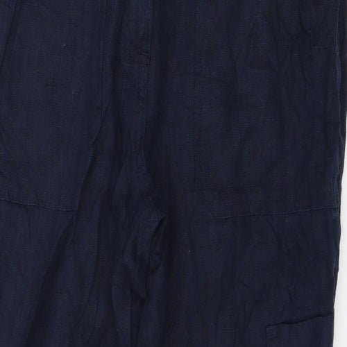 Marks and Spencer Womens Blue   Trousers  Size 10 L25 in