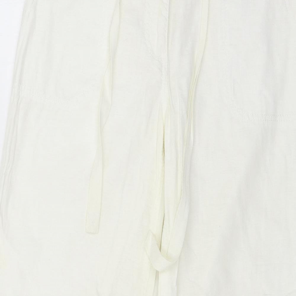 NEXT Womens White   Trousers  Size 10 L29 in