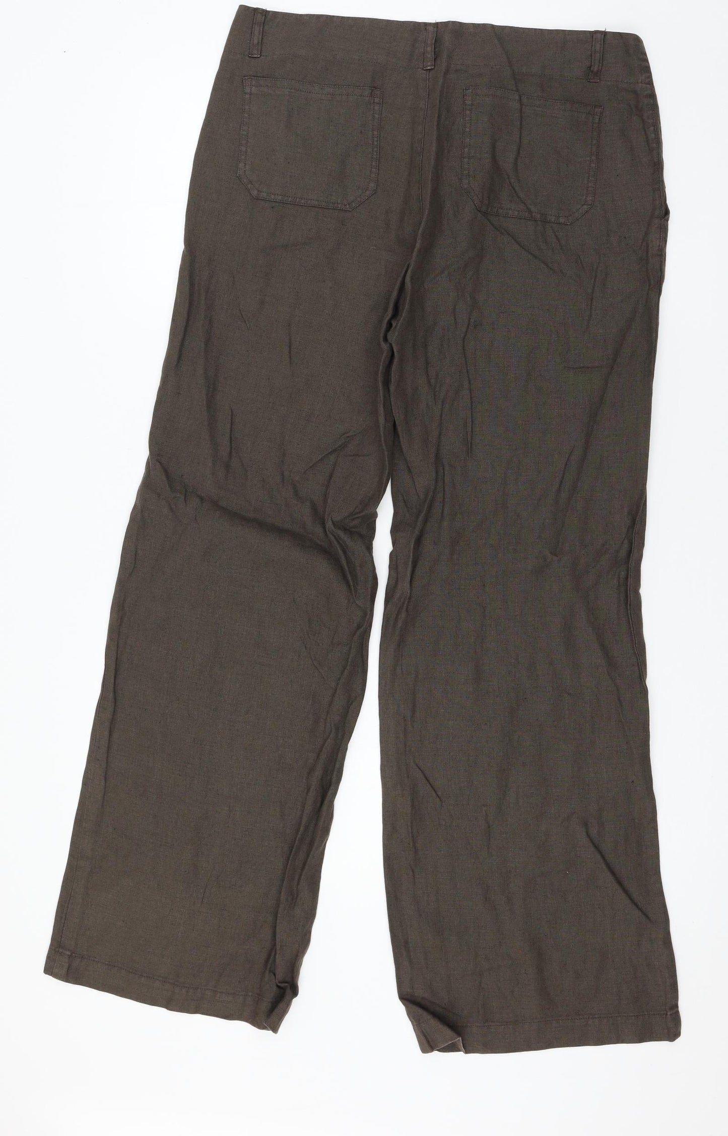 Marrax Womens Brown   Trousers  Size 12 L30 in