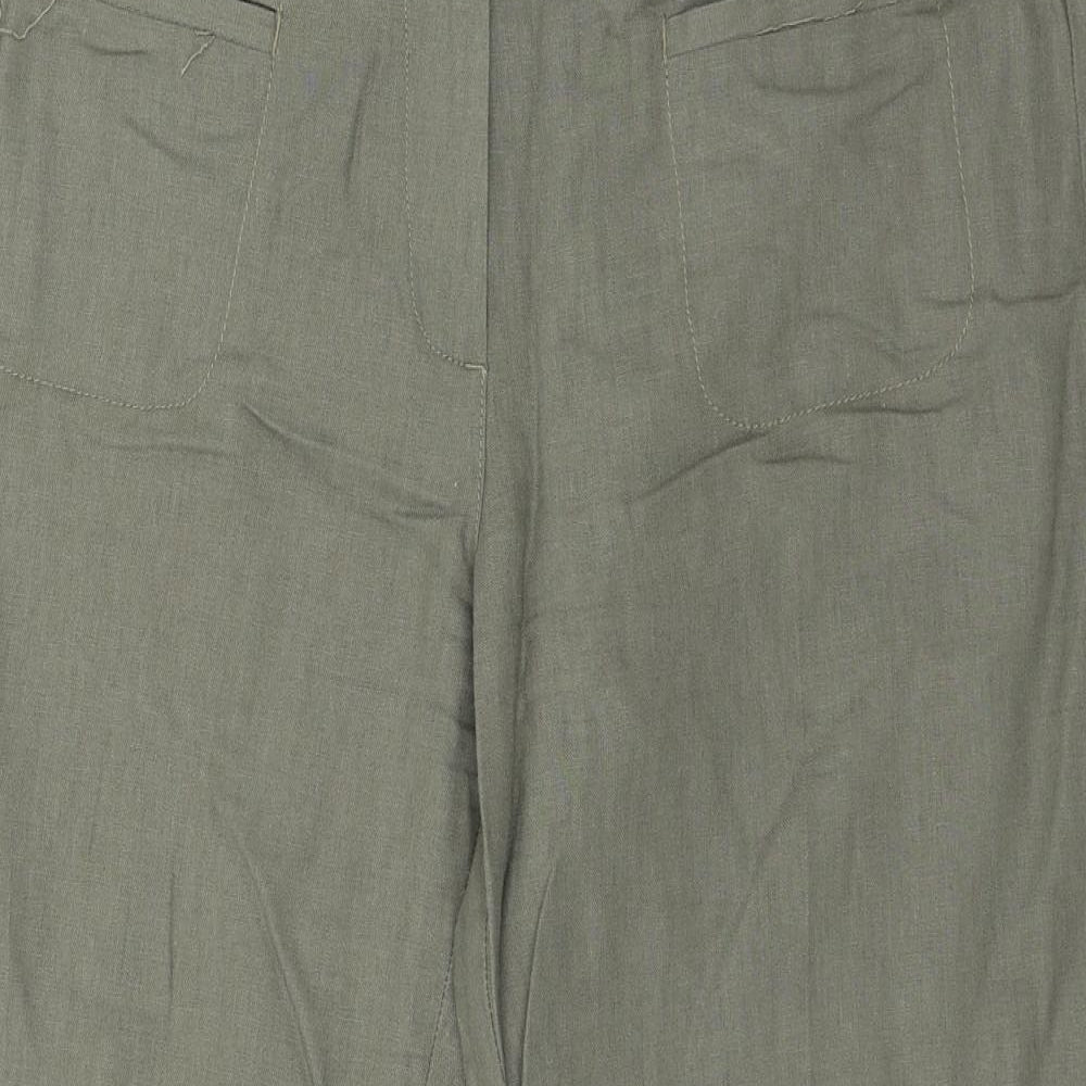 Marks and Spencer Womens Green   Trousers  Size 14 L27 in