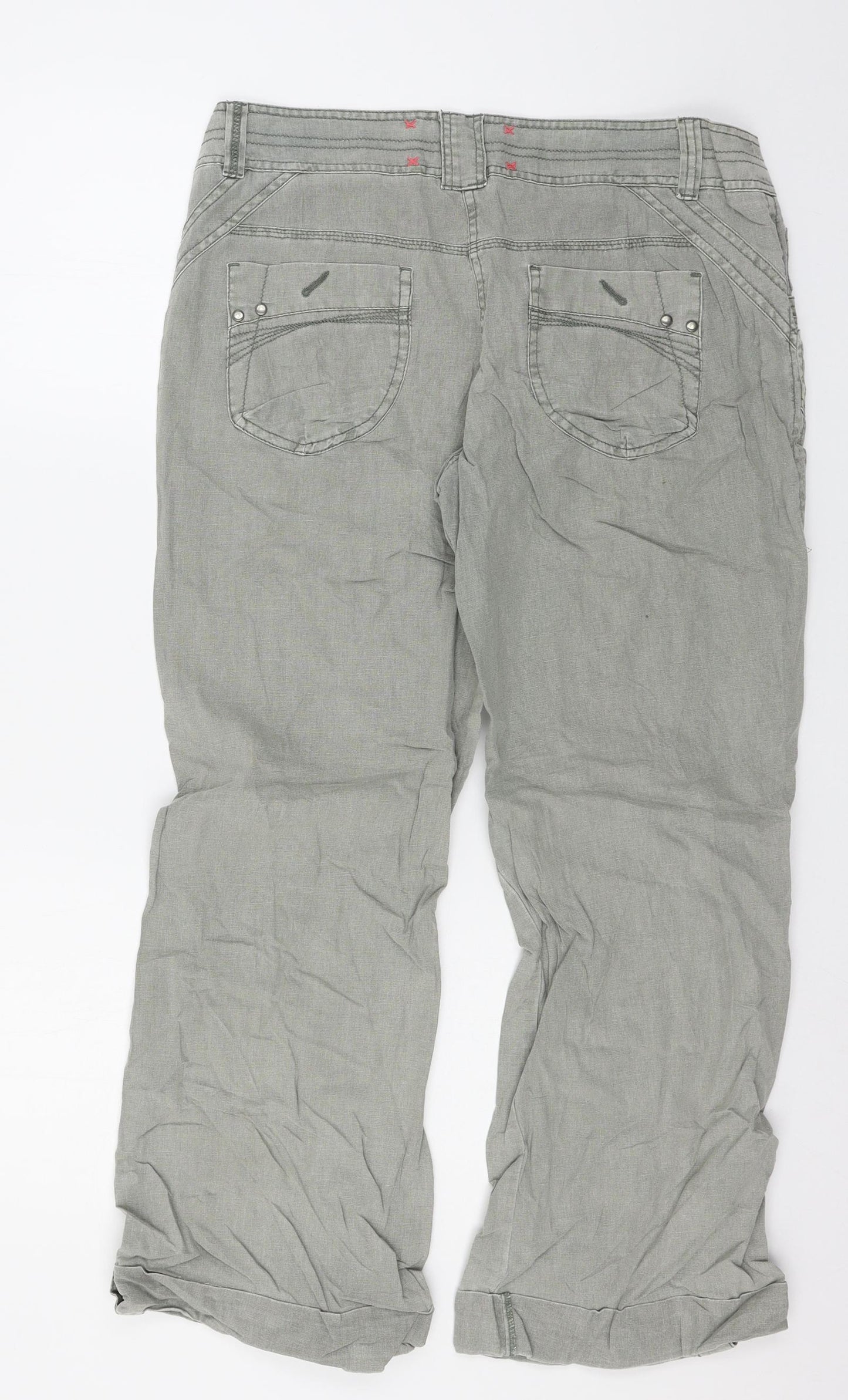 NEXT Womens Grey   Trousers  Size 12 L27 in