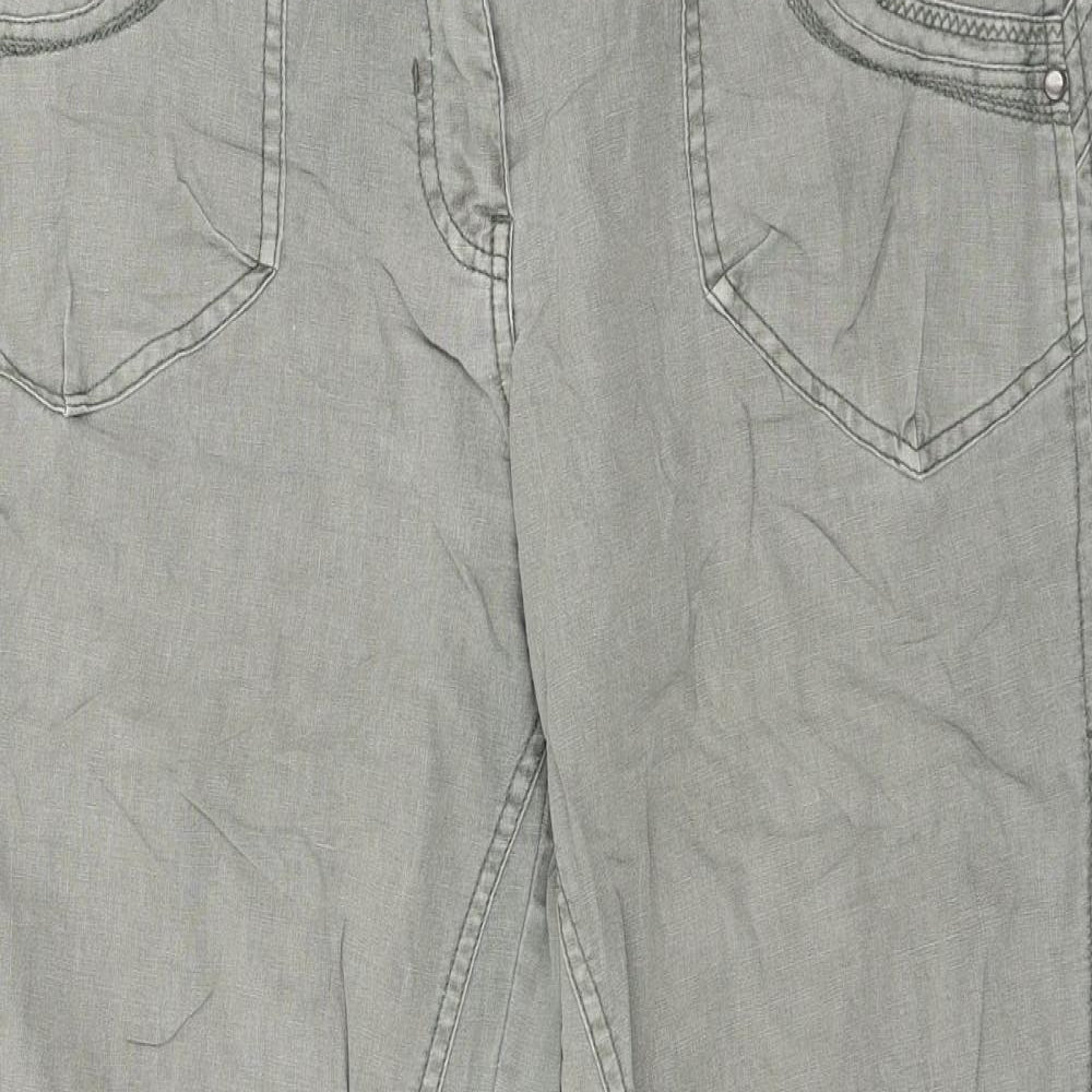 NEXT Womens Grey   Trousers  Size 12 L27 in