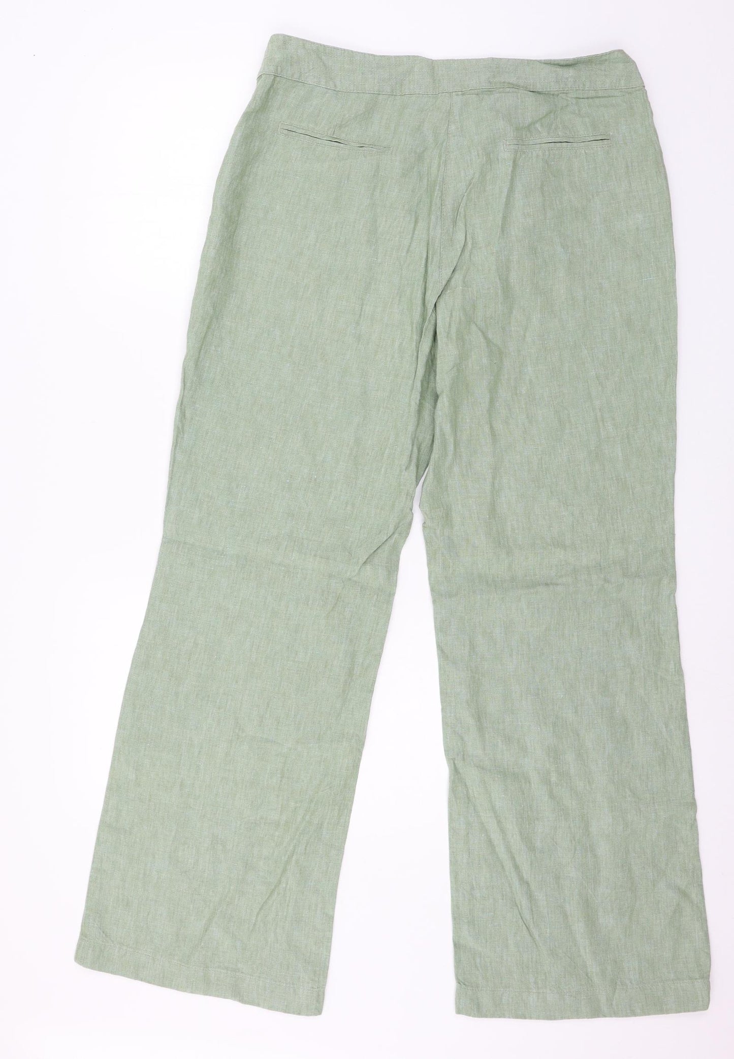Per Una Womens Green   Trousers  Size 16 L29 in