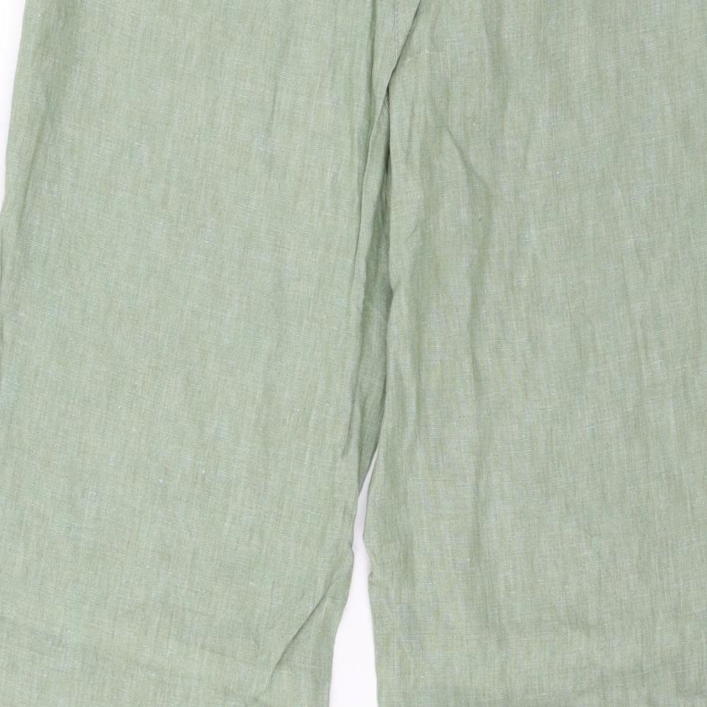 Per Una Womens Green   Trousers  Size 16 L29 in
