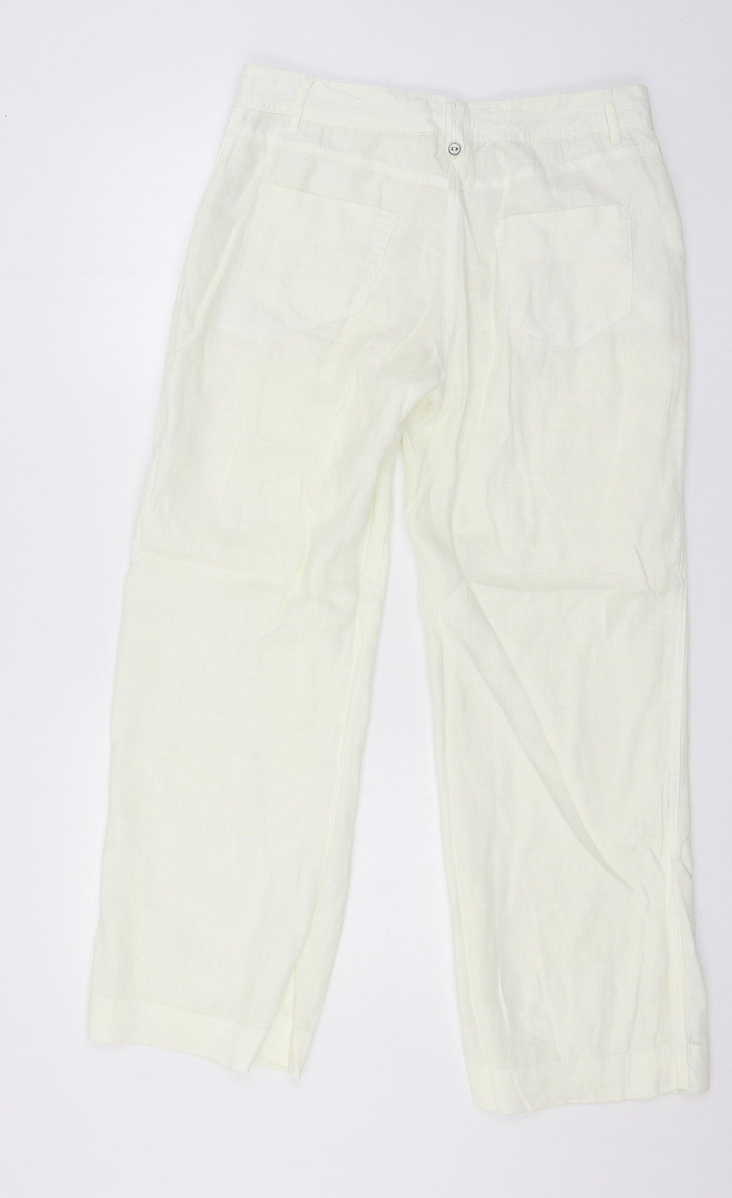 George Womens Ivory   Trousers  Size 12 L29 in