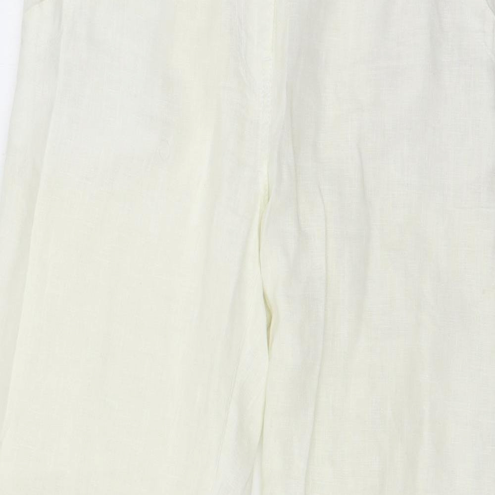 George Womens Ivory   Trousers  Size 12 L29 in