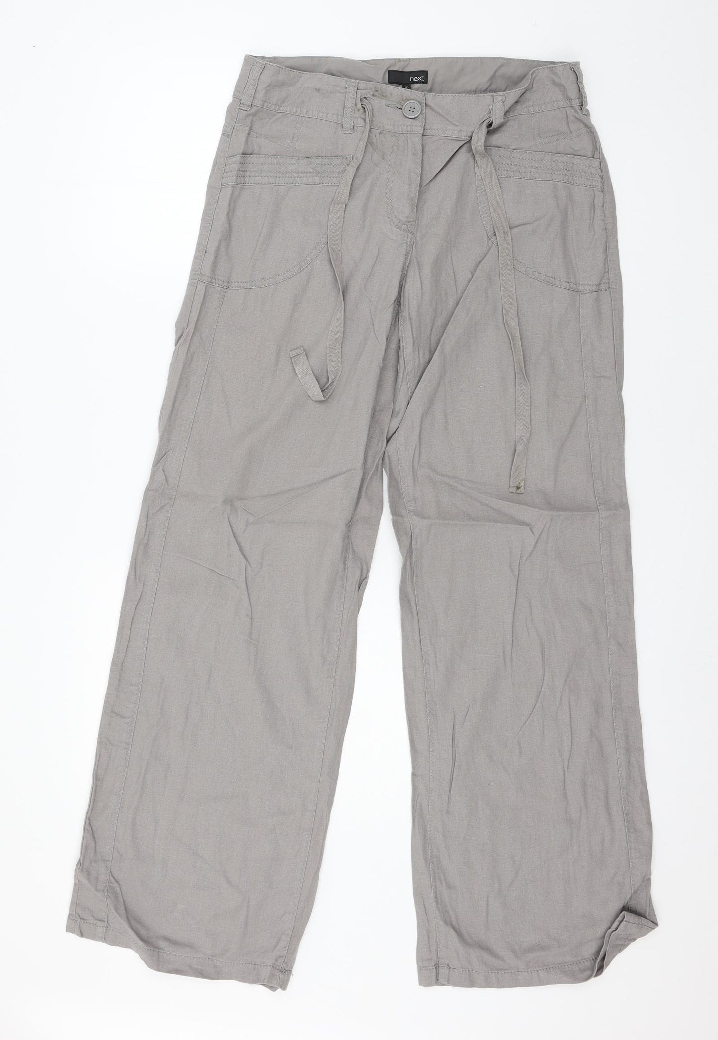 NEXT Womens Grey   Trousers  Size 12 L31 in