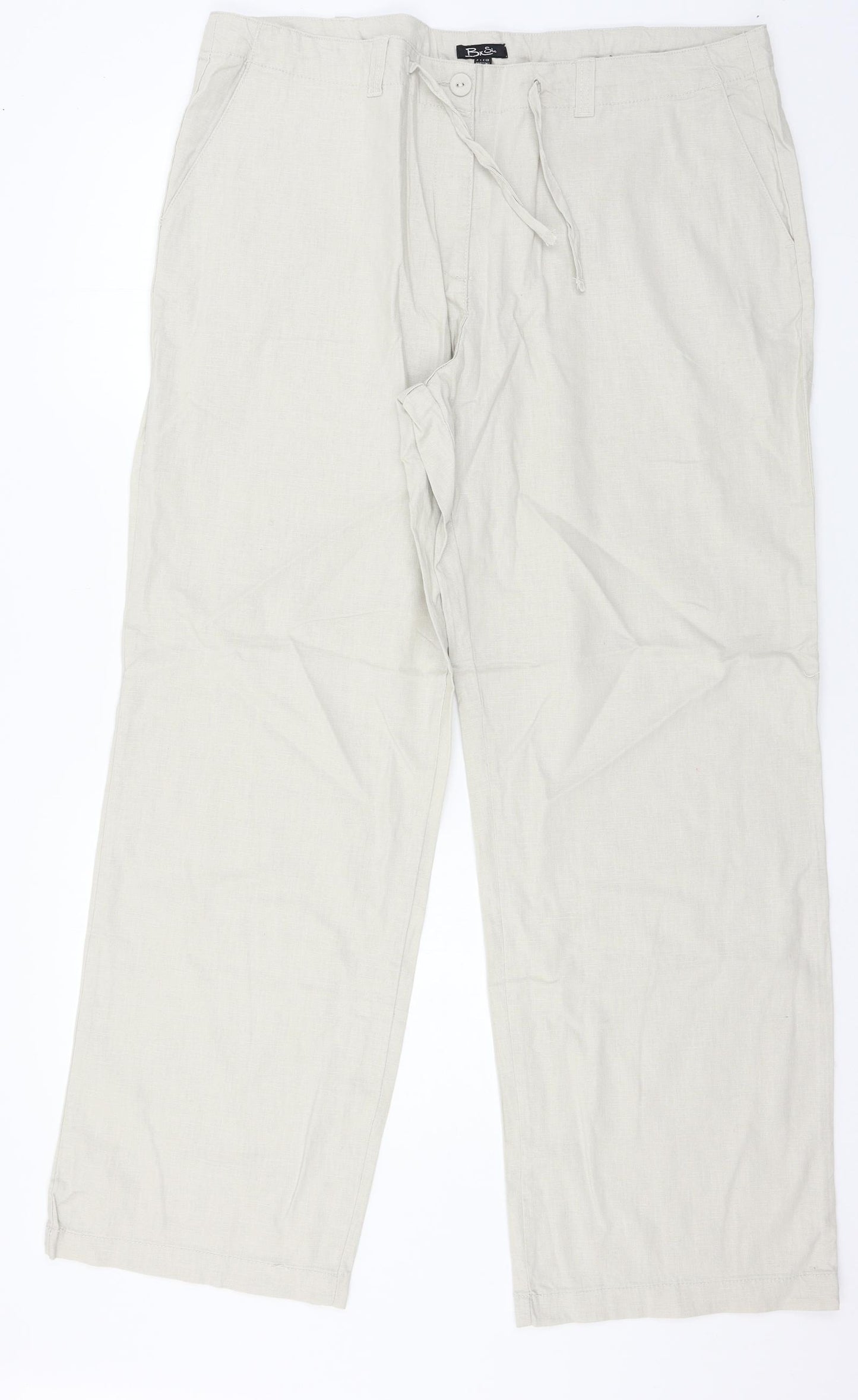 BX She Womens Beige   Trousers  Size 22 L30 in