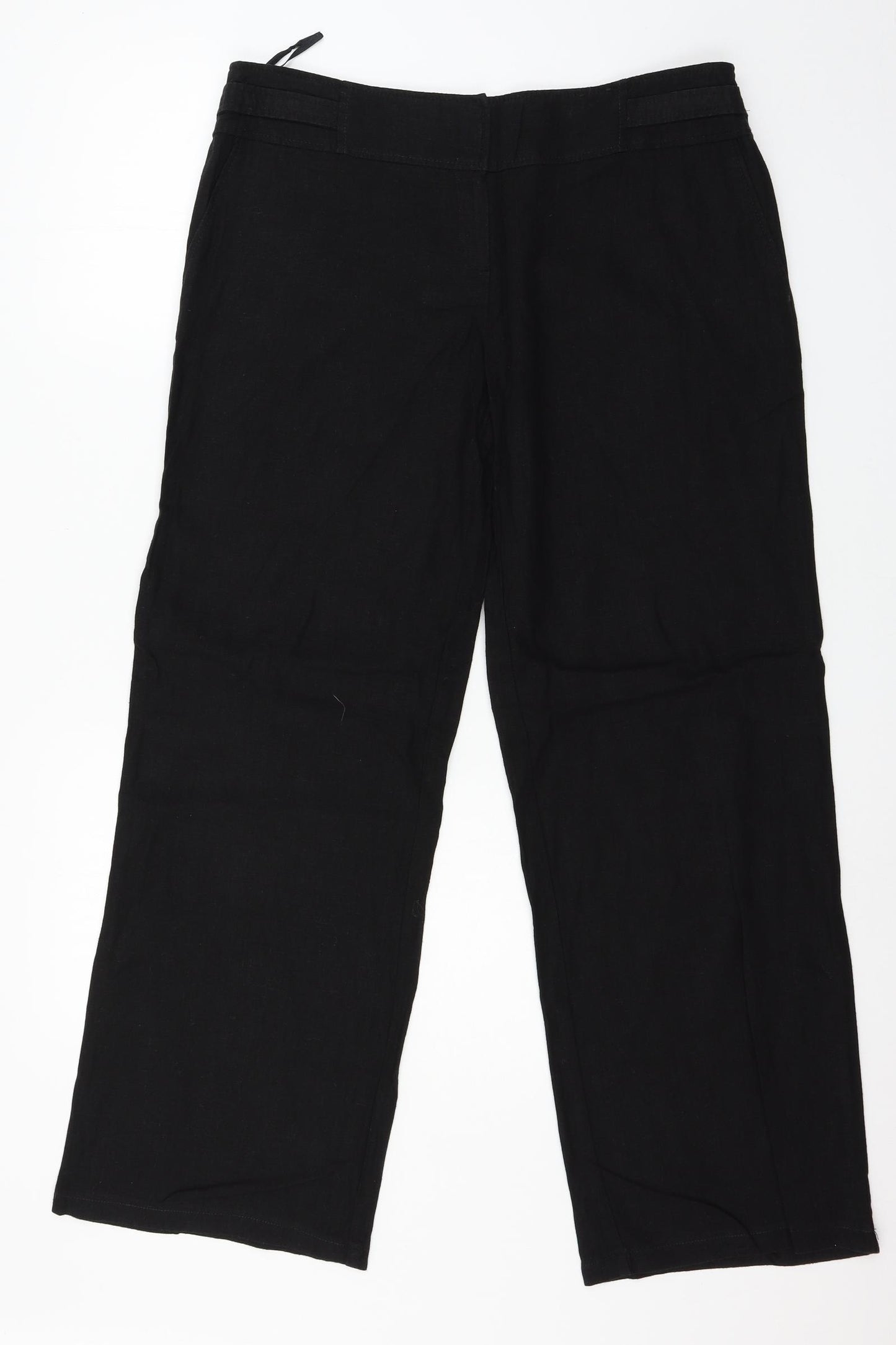 F&F Womens Black   Trousers  Size 14 L30 in