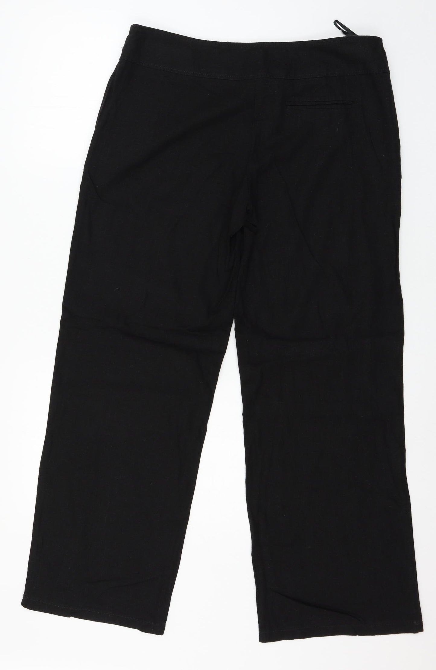 F&F Womens Black   Trousers  Size 14 L30 in