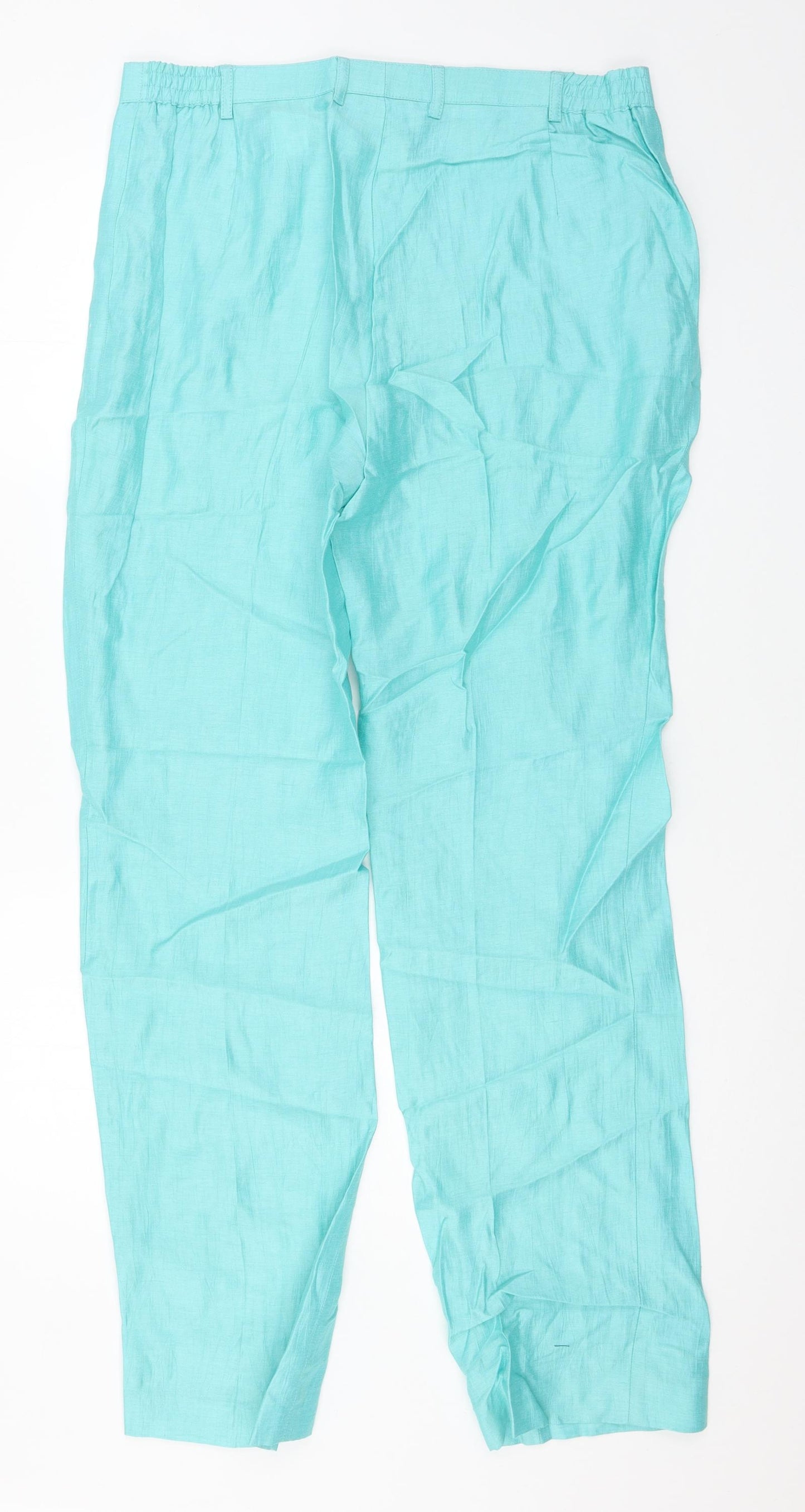 Eugene Klein Womens Blue   Trousers  Size 16 L32 in