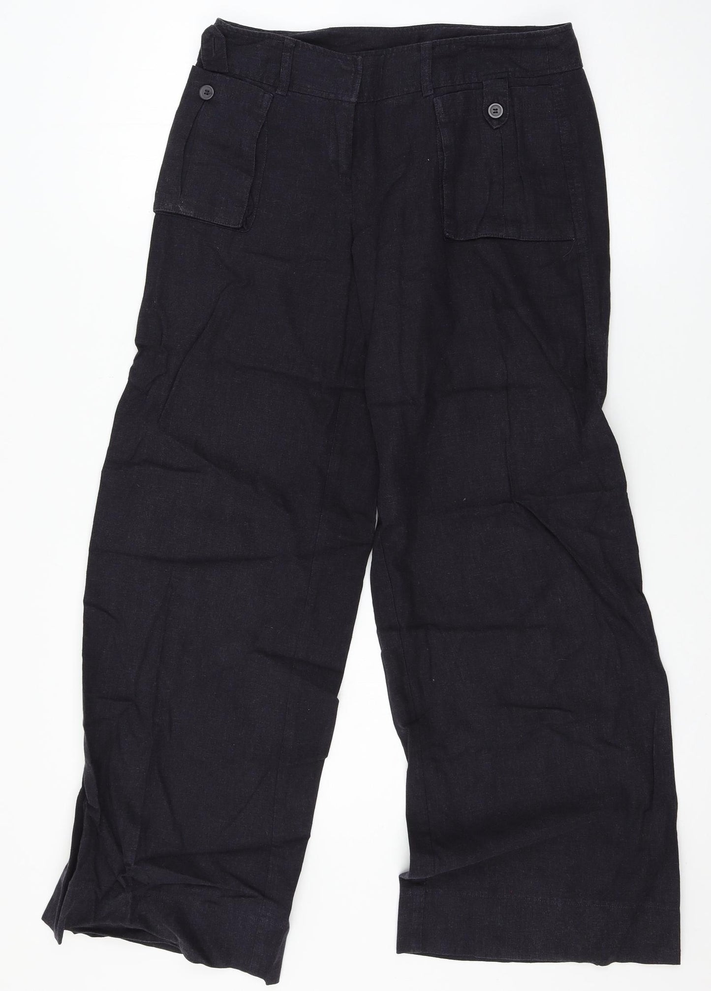 Atmosphere Womens Blue   Trousers  Size 10 L29 in