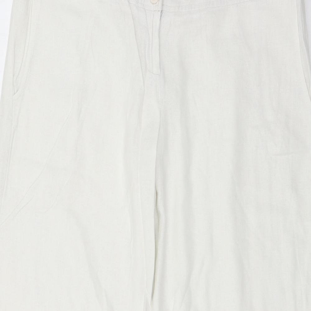 Femme Womens White   Trousers  Size 36 in L29 in