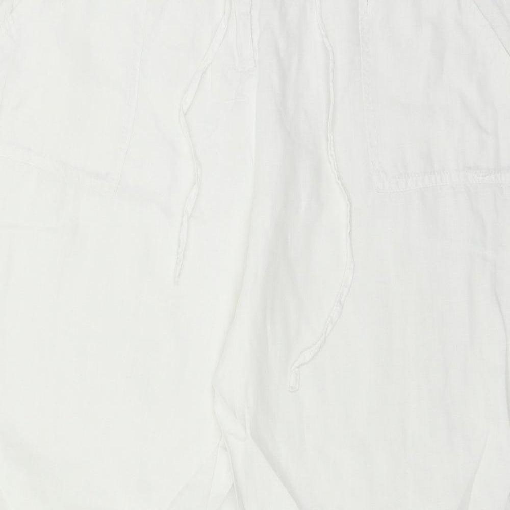 Atmosphere Womens White   Trousers  Size 14 L29 in