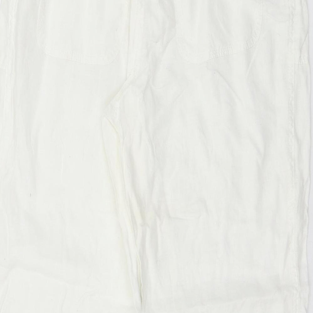 Atmosphere Womens White   Trousers  Size 12 L26 in