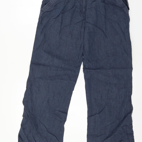 Monsoon Womens Blue   Trousers  Size 14 L29 in