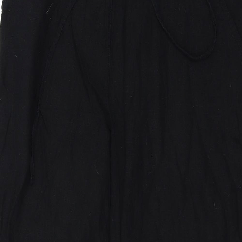 Papaya Womens Black   Trousers  Size 12 L29 in