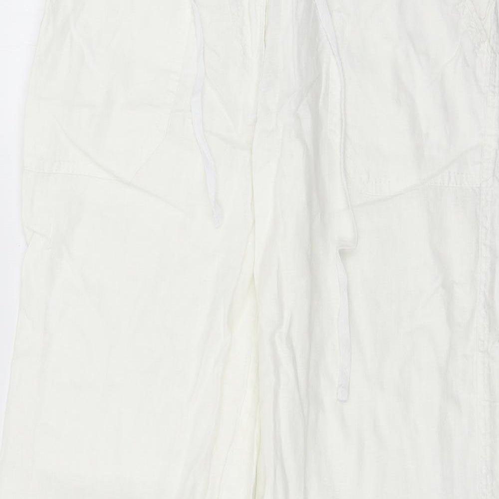 Atmosphere Womens White   Trousers  Size 10 L27 in
