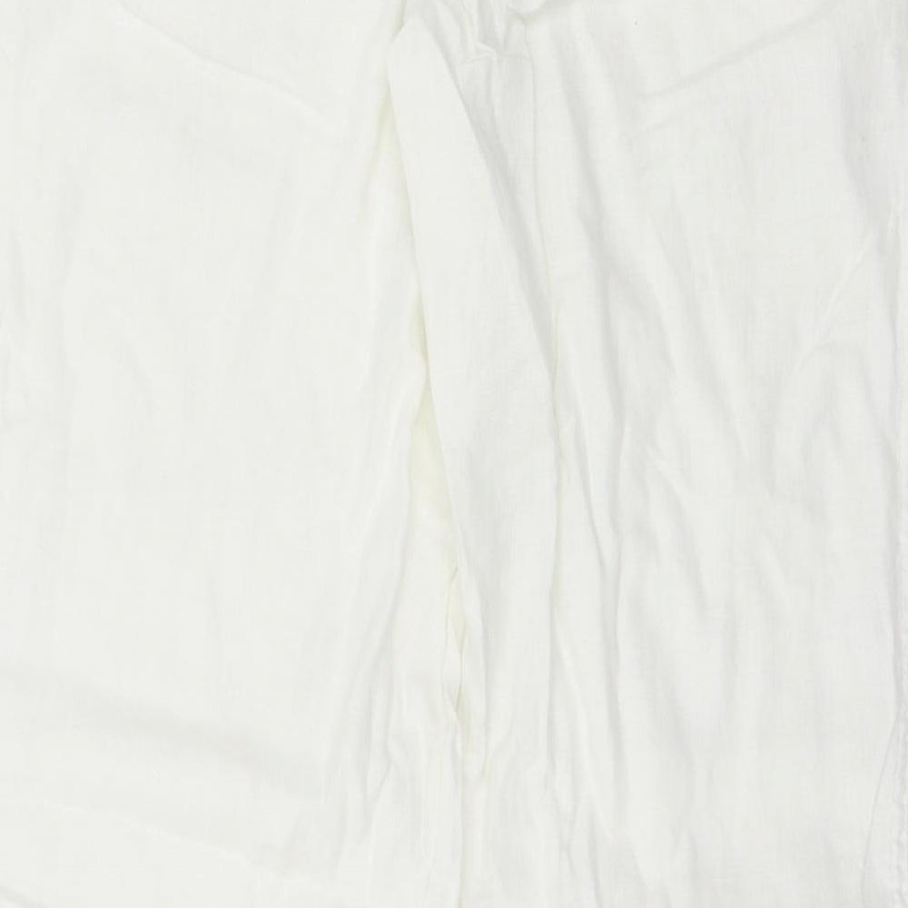 Atmosphere Womens White   Trousers  Size 10 L27 in