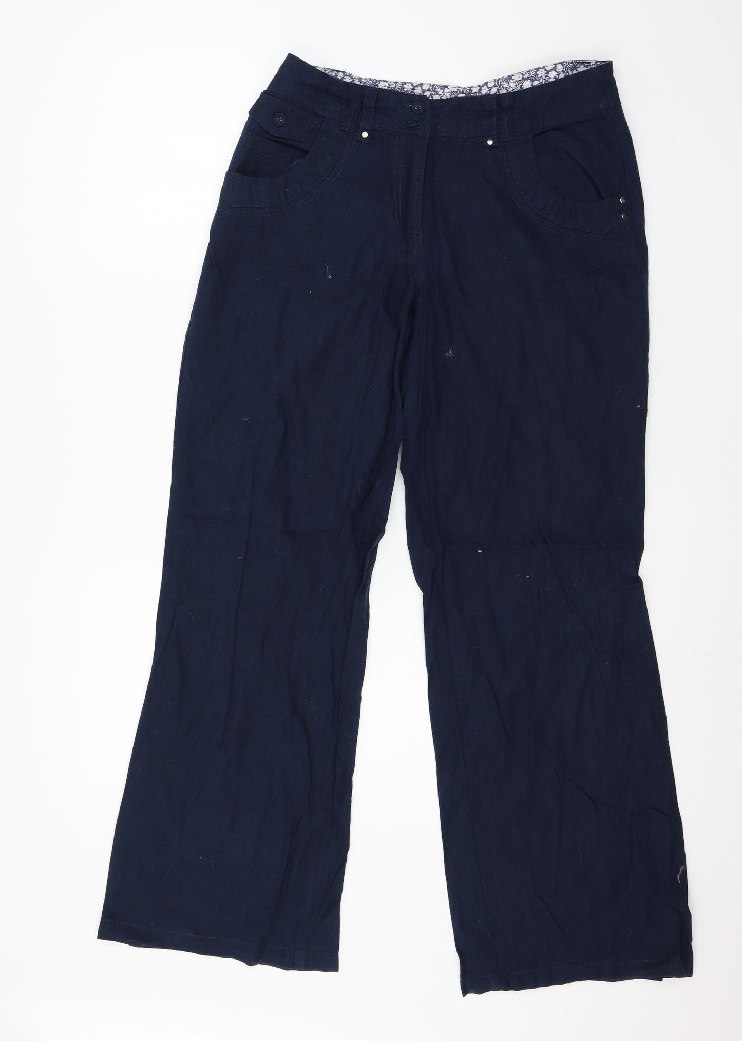 Preworn Womens Blue   Trousers  Size 10 L30 in
