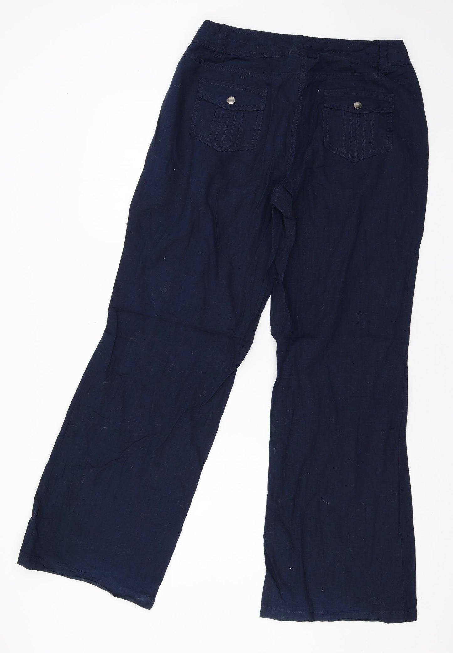 Preworn Womens Blue   Trousers  Size 10 L30 in