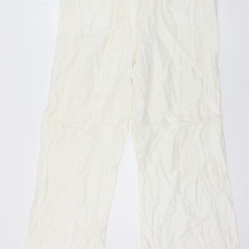 Marks and Spencer Womens Ivory   Trousers  Size 16 L29 in