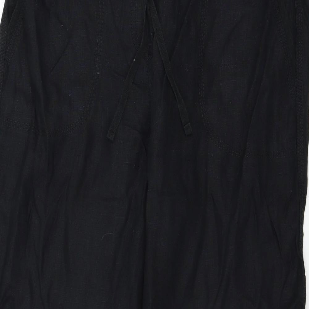 Marks and Spencer Womens Black   Trousers  Size 14 L30 in