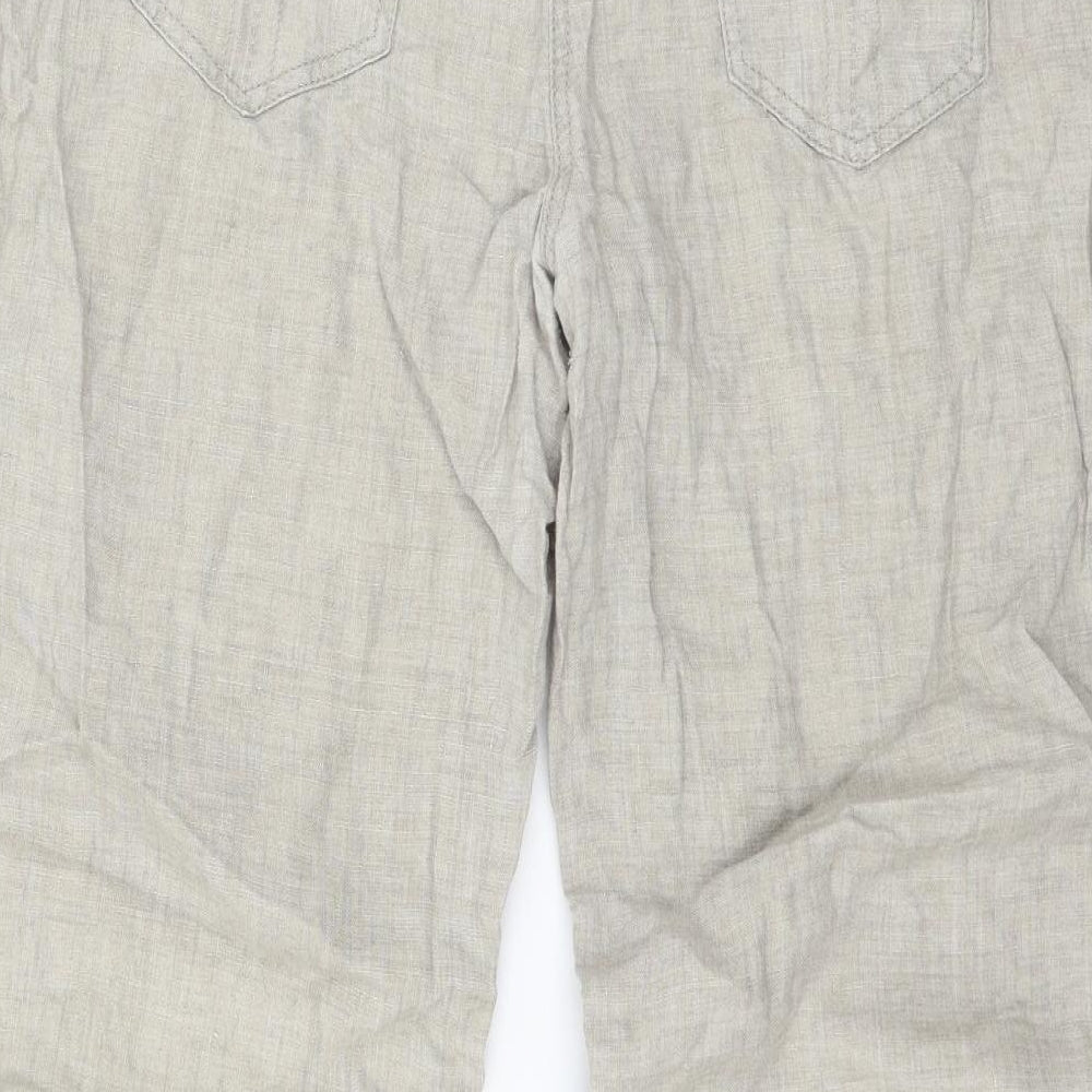 George Womens Grey   Trousers  Size 16 L29 in