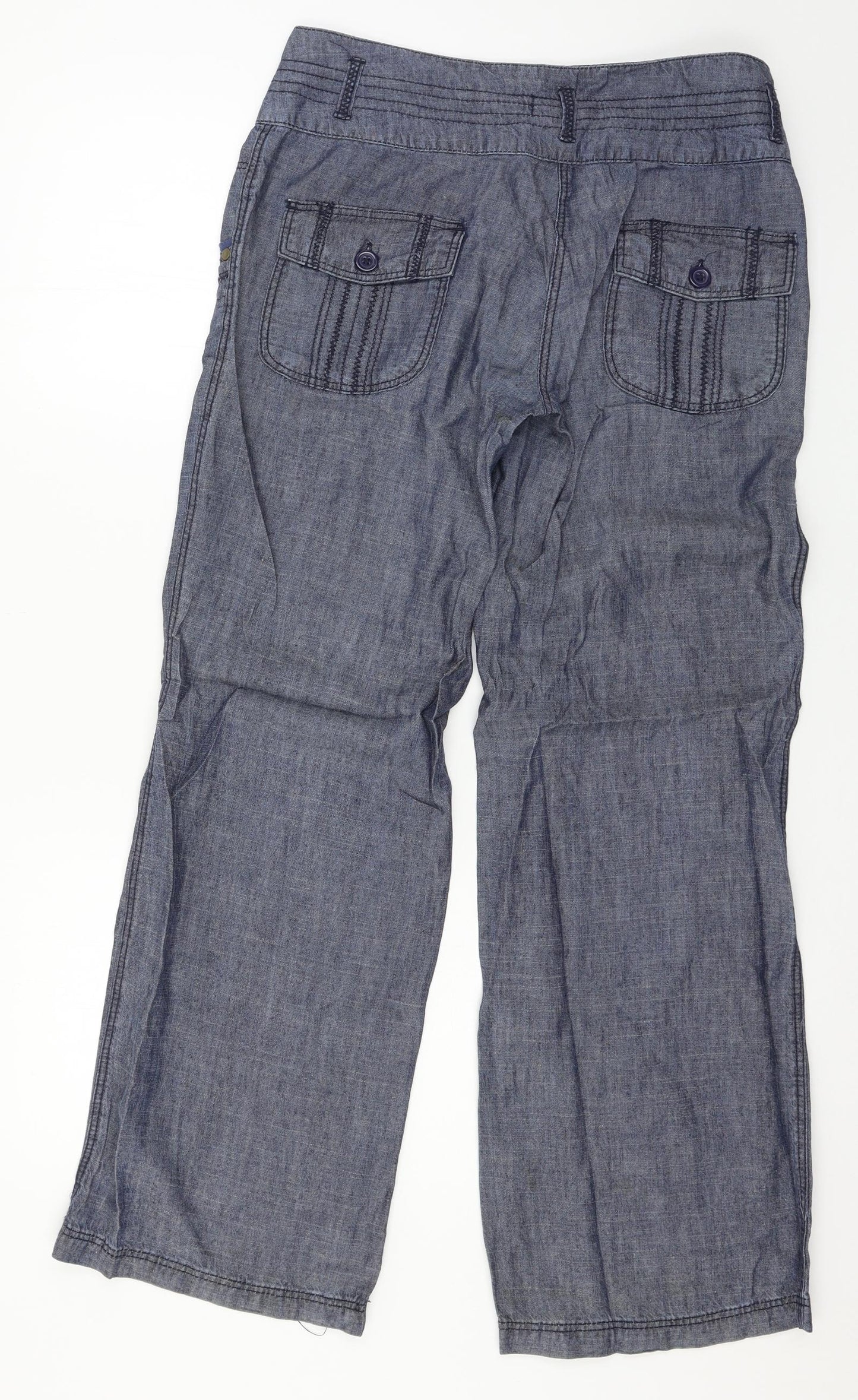 NEXT Womens Blue   Trousers  Size 10 L30 in
