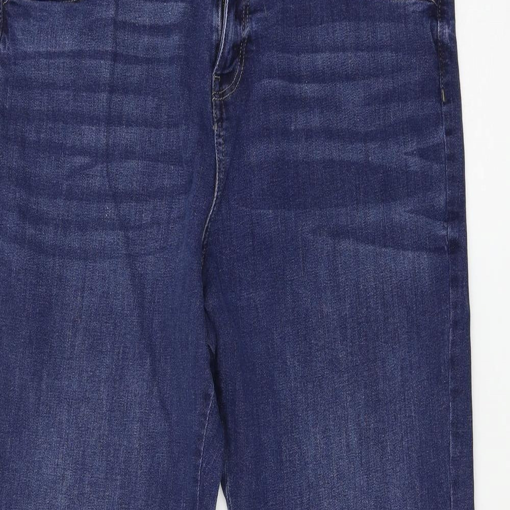 Principles Womens Blue  Denim Straight Jeans Size 16 L30 in