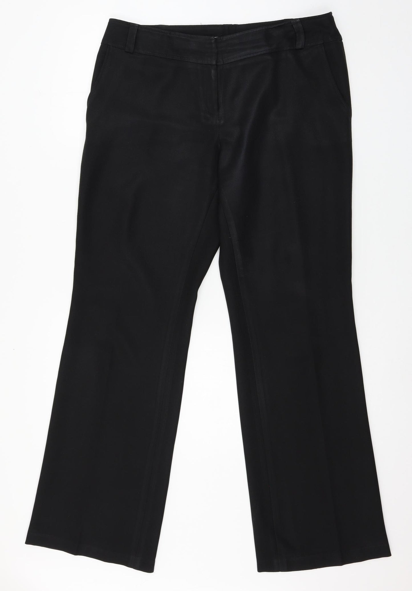 TU Womens Black   Trousers  Size 14 L32 in