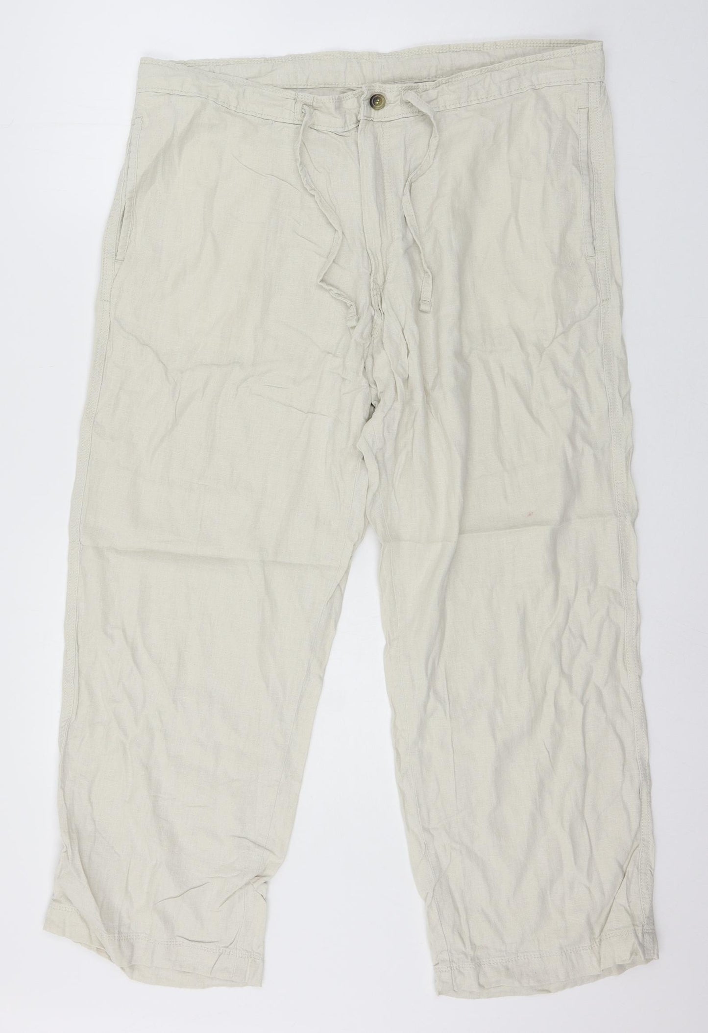 Blue Harbour Mens Beige   Trousers  Size 40 in L29 in