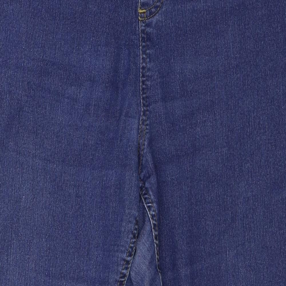 TU Womens Blue  Denim Jegging Jeans Size 14 L27 in