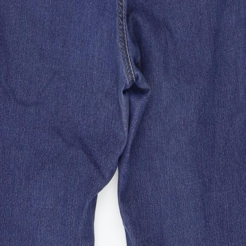TU Womens Blue  Denim Jegging Jeans Size 14 L27 in