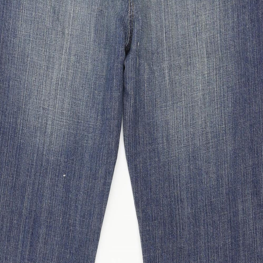 South Womens Blue  Denim Bootcut Jeans Size 22 L31 in