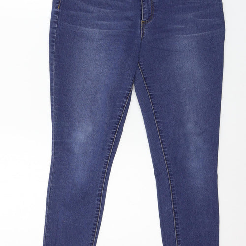 Just Fab Womens Blue  Denim Skinny Jeans Size 31 in L27 in