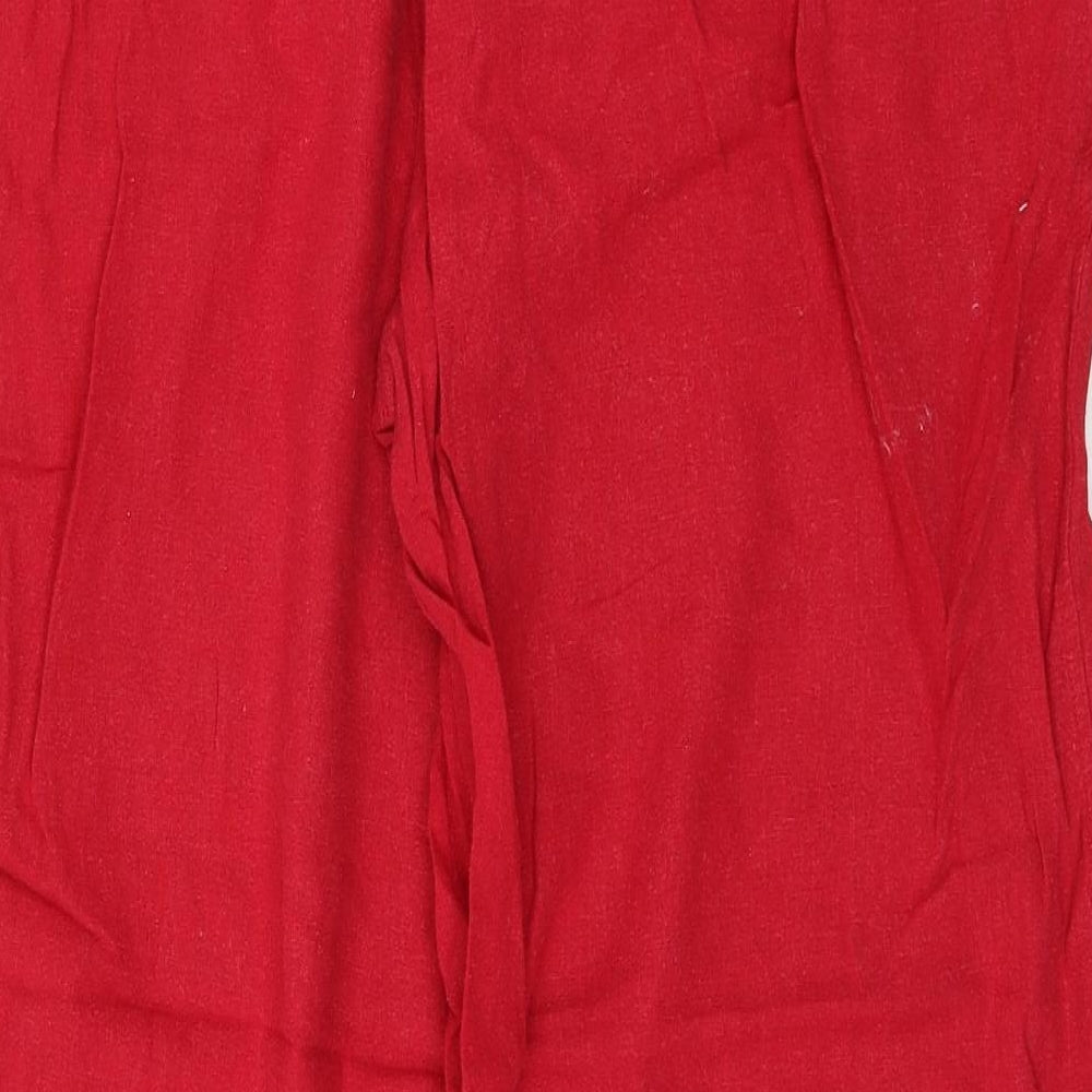 Anucci Womens Red   Trousers  Size 14 L27 in