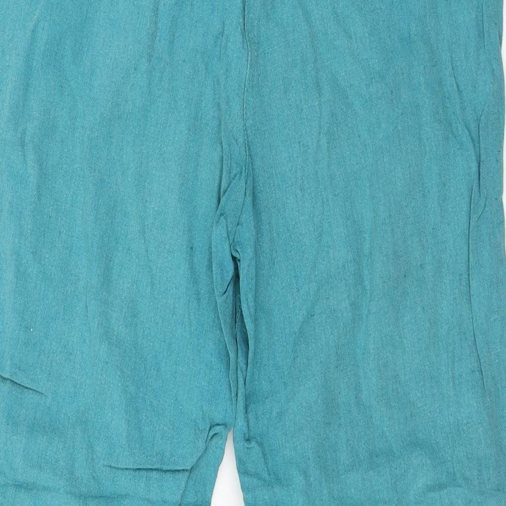 Per Una Womens Blue   Trousers  Size 8 L26 in