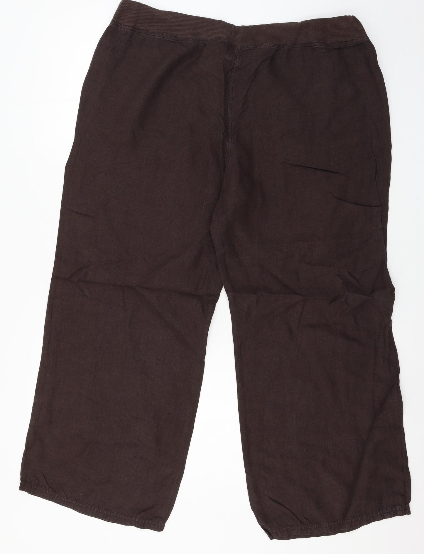 Marks and Spencer Womens Brown   Trousers  Size 20 L27 in