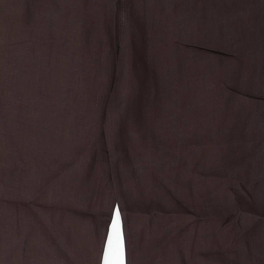 Marks and Spencer Womens Brown   Trousers  Size 20 L27 in