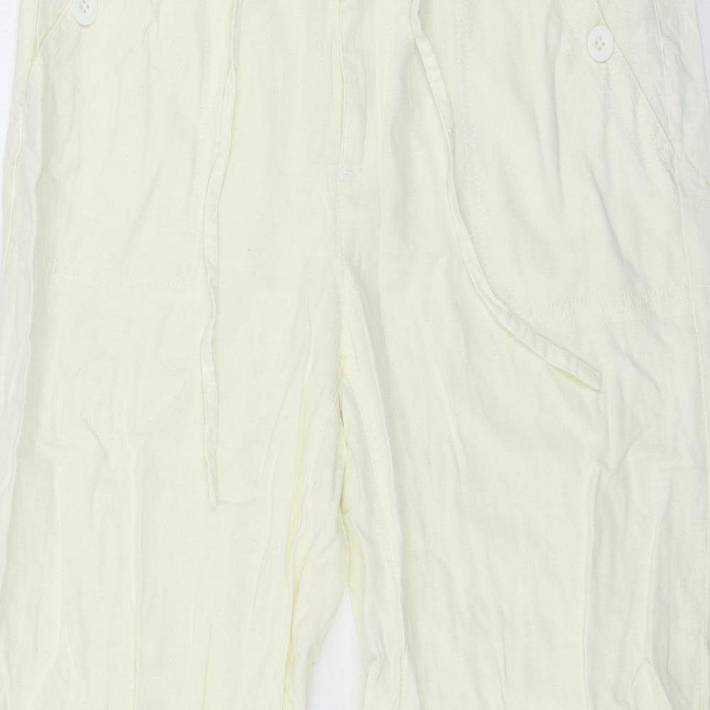 Debenhams Womens Ivory   Trousers  Size 14 L27 in