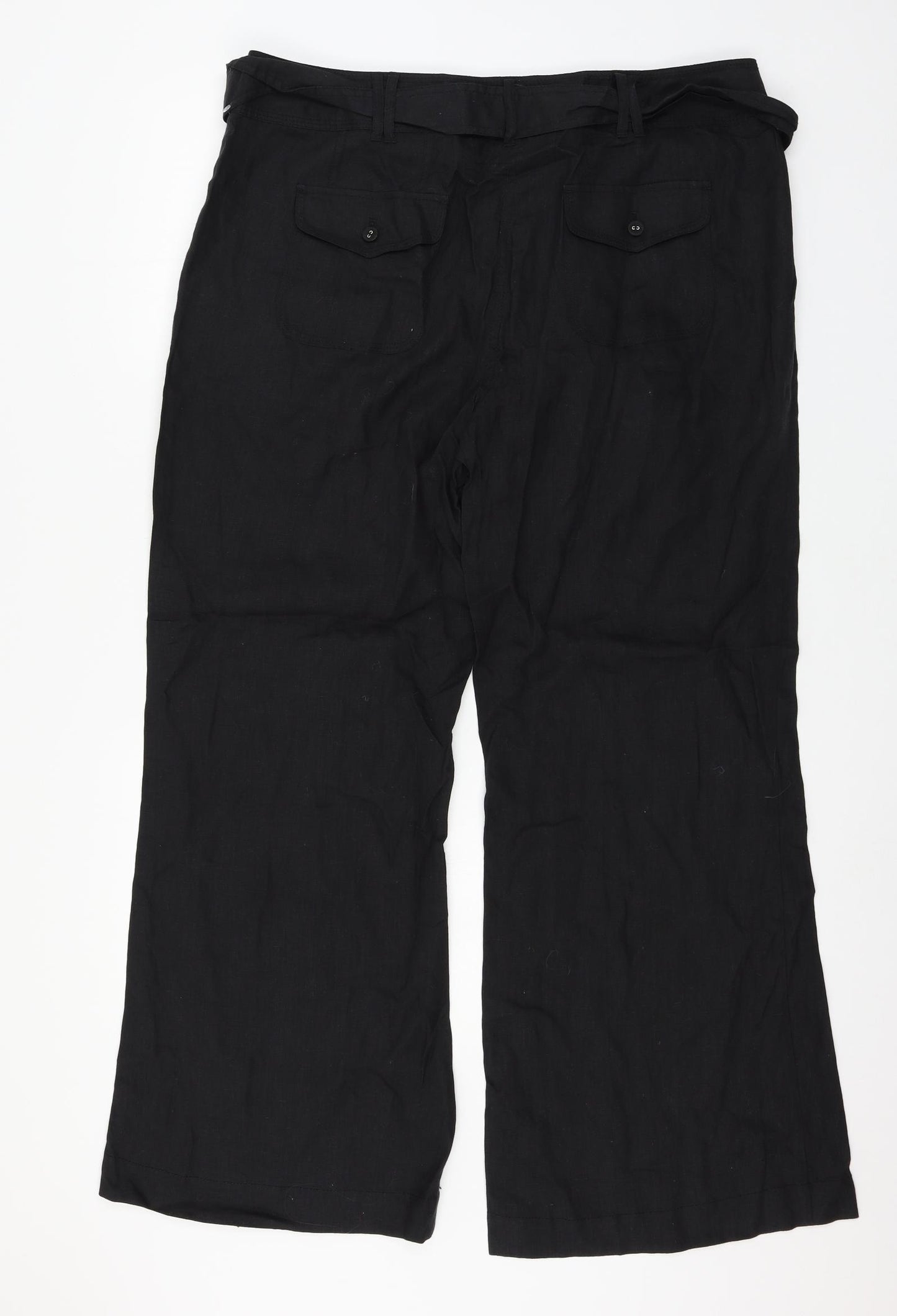 Principles Womens Black   Trousers  Size 18 L30 in