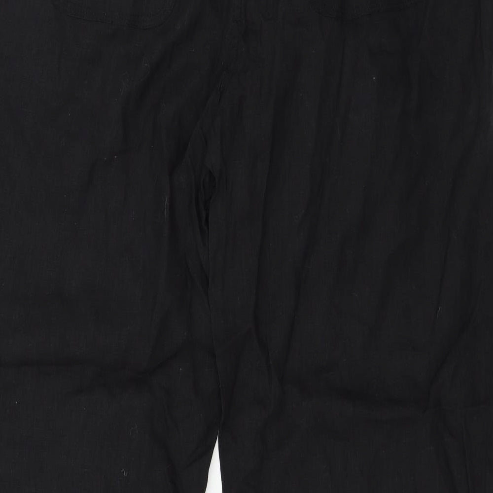 Principles Womens Black   Trousers  Size 18 L30 in