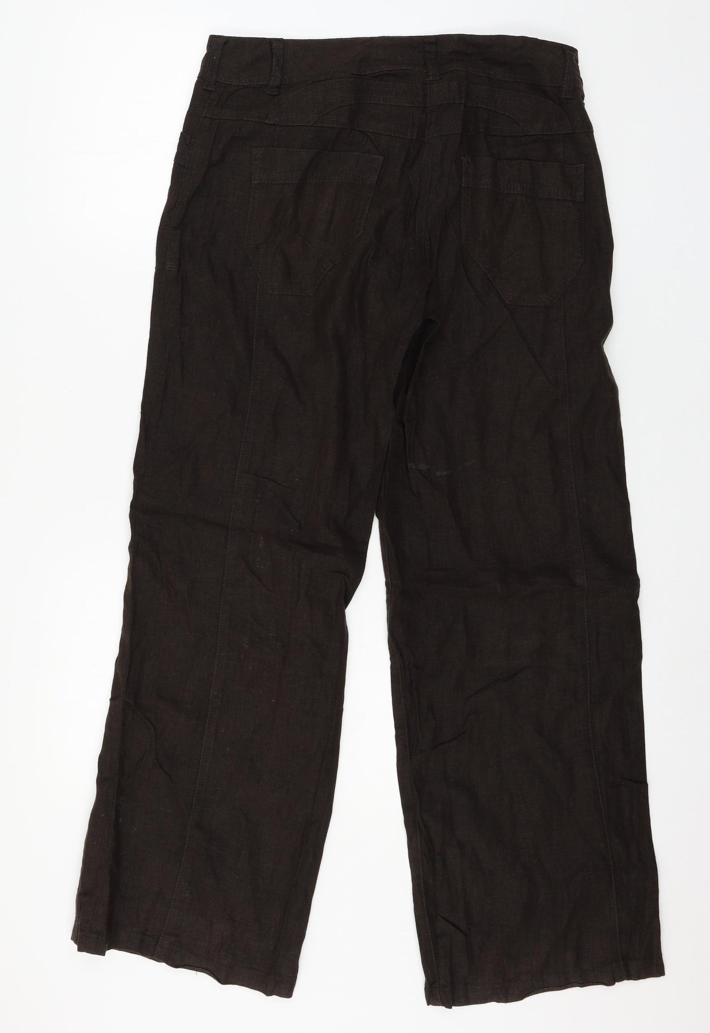 NEXT Womens Brown   Trousers  Size 10 L30 in