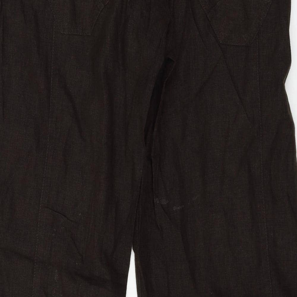 NEXT Womens Brown   Trousers  Size 10 L30 in